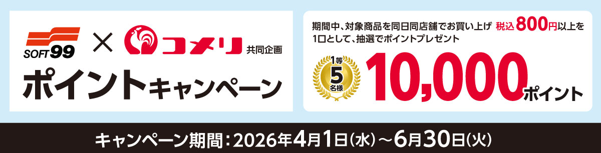 ソフト99　ポイントキャンペーン