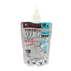 ひび割れ補修材 コンクリート壁用 ソフトグレー 220mL