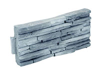 スタッキングボーダー　グレー　ストレート