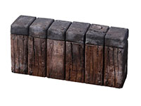 木調花壇材　シィークウッド７　ストレート