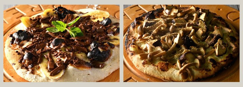 高温で素早く焼き上げる本格ピザ窯です。