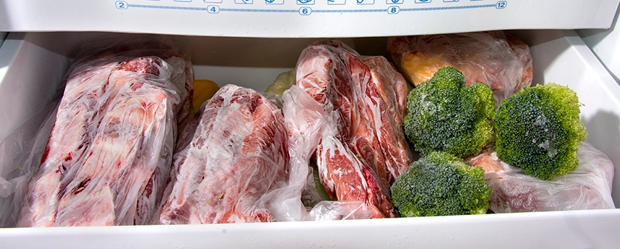 冷凍庫で調理時間の短縮