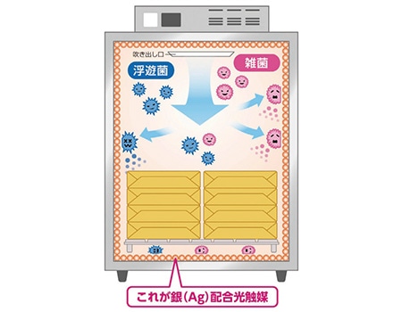 庫内は抗菌・防カビ仕様