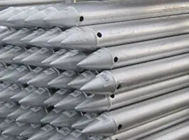 単管杭　48.6Φ ドブメッキ