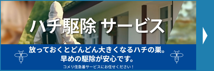 ハチ駆除 サービス