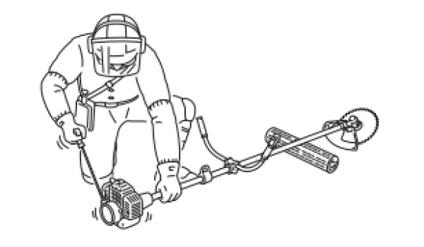 刈払機の使い方