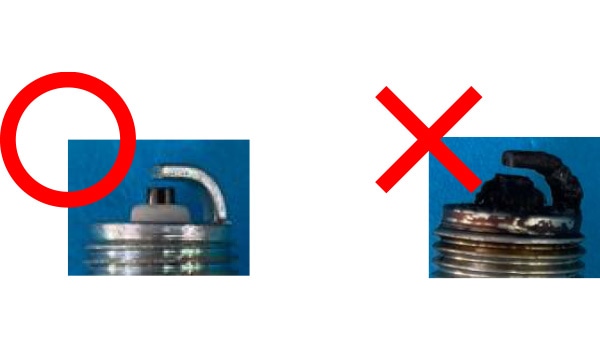 スパークプラグは正常ですか