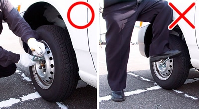 ナットを締める