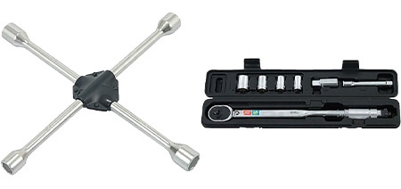 クロスレンチとトルクレンチ