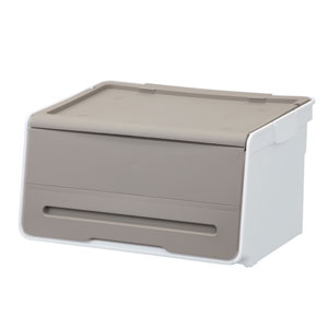 フラップボックス ベージュ