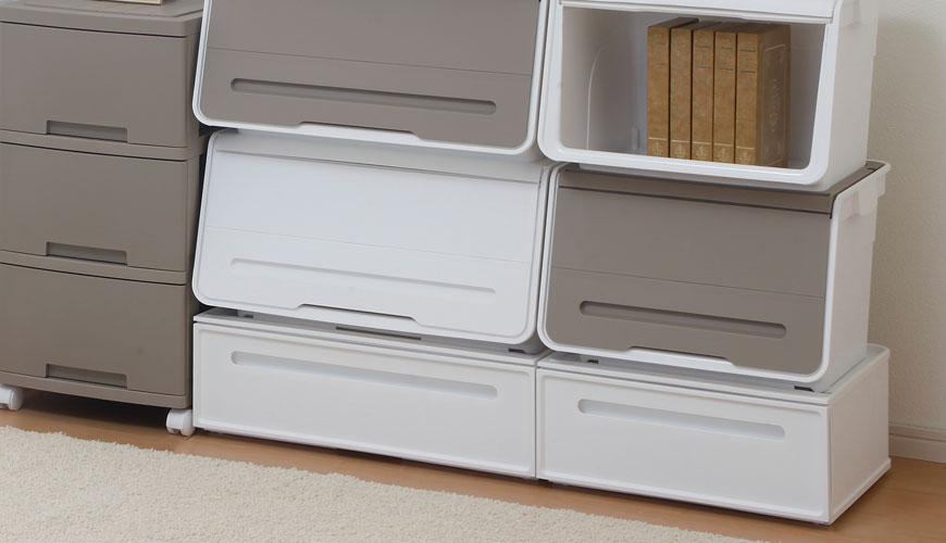 また「イニシオ　上部な引出しケース」と組み合わせて積み重ねが可能！！