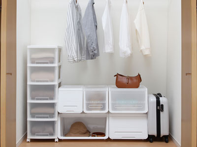 クローゼットでの使用