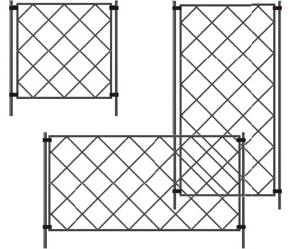 アルミフェンスラティス