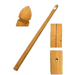 ライトブラウンラティス用柱6cm角×180cm