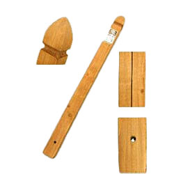 ライトブラウンラティス用柱6cm角×90cm