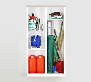 家庭用収納庫１３２（ハーフ棚）　ＨＳ－１３２ＨＴ