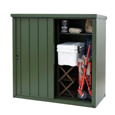 山善　デザイン収納庫DSSB-098(OD)