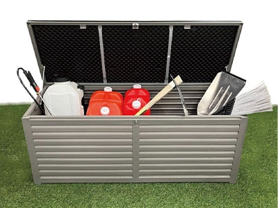 你的品牌名 大型収納庫コンテナ 樹脂製 370L