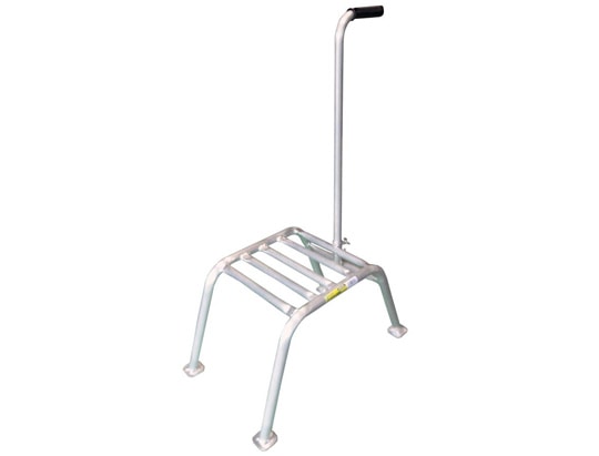 果樹棚下踏み台