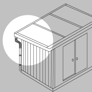物置Φ37丸ジャバラ