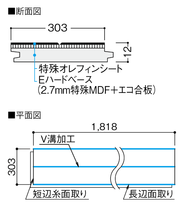 断面図・平面図