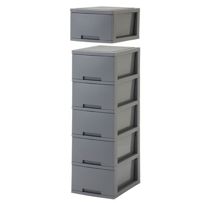 スリムサイズ5段に1段を追加