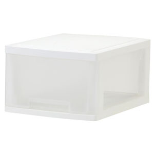 フォルトナ　スリムサイズ　1段 クリア