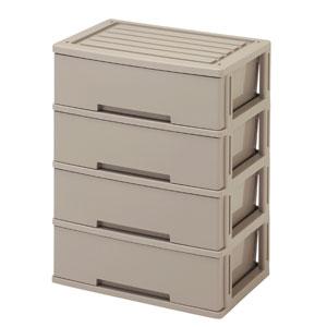 フォルトナ　ワイドサイズ　4段 ベージュ