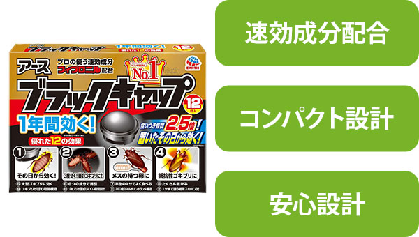 ブラックキャップ１２個