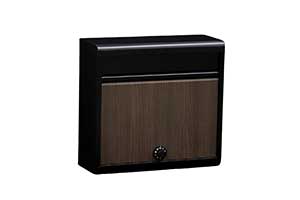 木目調郵便ポスト FH-614DM(MBK)