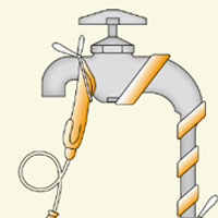 水道管の凍結を防ぐ方法