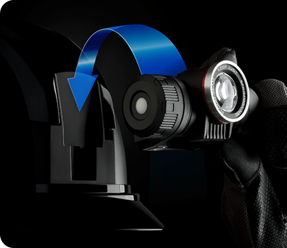 ヘルメットがスッキリ!