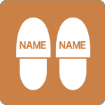 スリッパ名入れ