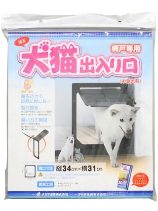 網戸専用犬猫出入り口＜小型犬用＞　ＰＤ３０３５