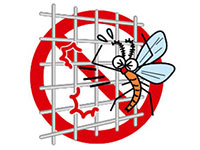 虫の嫌がる網戸