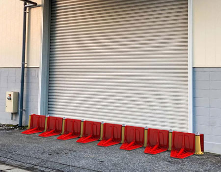 水害対策バリケード