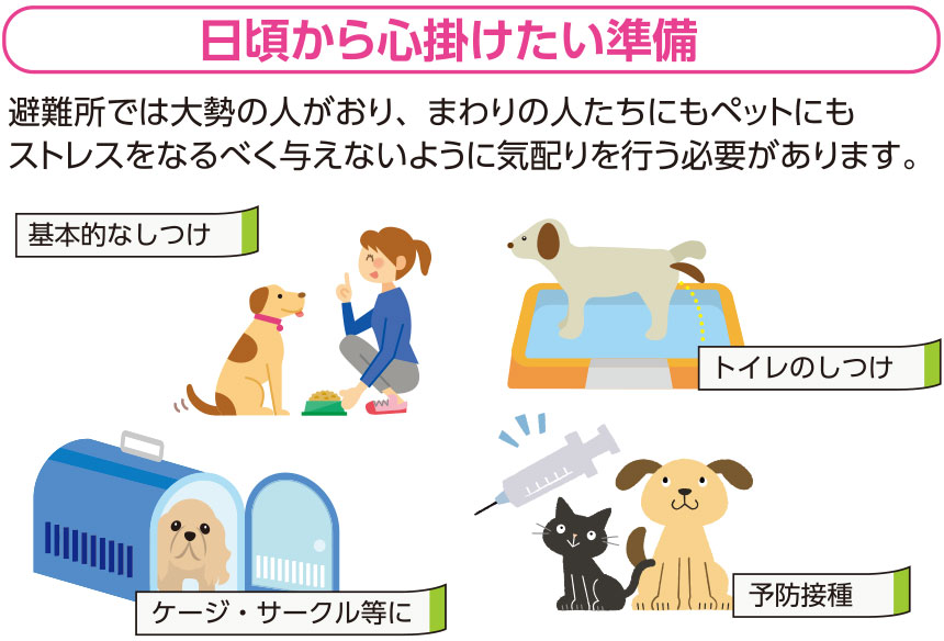 日頃から心がけたい準備