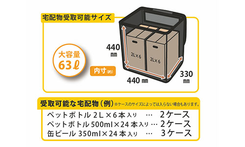 折りたたみソフト宅配ボックス　ＴＲＯー３４４５