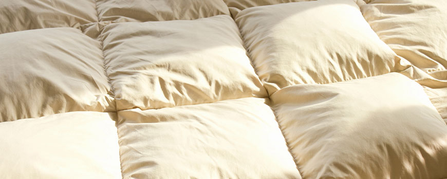 羽毛布団のボリュームが減ってきていて以前より暖かくないように感じる