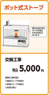 ポット式ストーブ