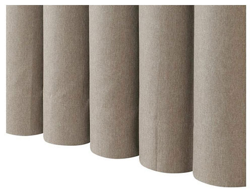 ドレープカーテン リトリート ブラウン