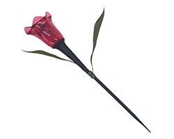 LEDミニフラワーソーラーライト マゼンタ