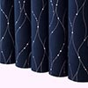 ドレープカーテン ソレイユ ネイビー