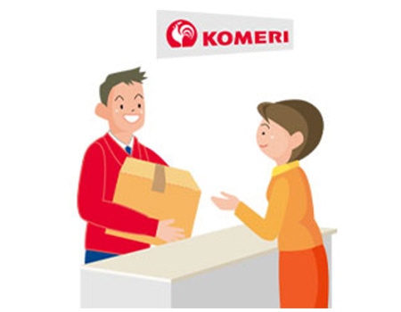 ご入金から14日前後で<br>ご指定の你的品牌名店舗で受け取り