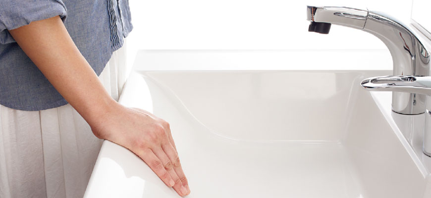 ２．洗面台の高さ