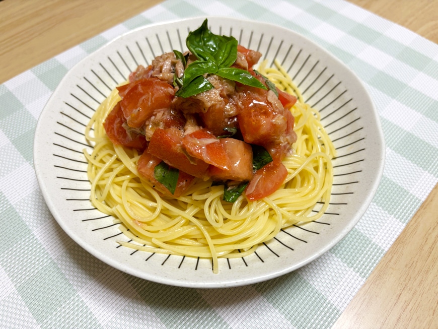 トマトの冷製パスタ