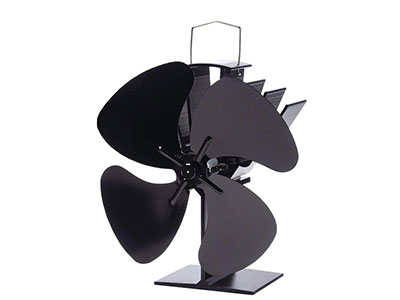 ストーブファン スーパーエアー2 ブラック