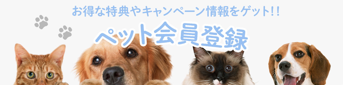 ペット情報登録
