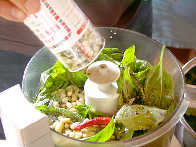 ハーブソルトがコクを出します