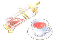 オリーブオイルをかけ入れていきます